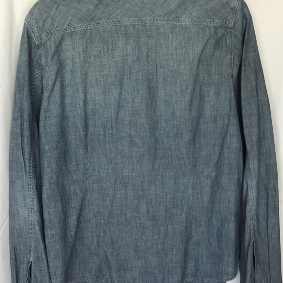 American Eagle Chambray Denim Western Shirt - Picture 6 of 6